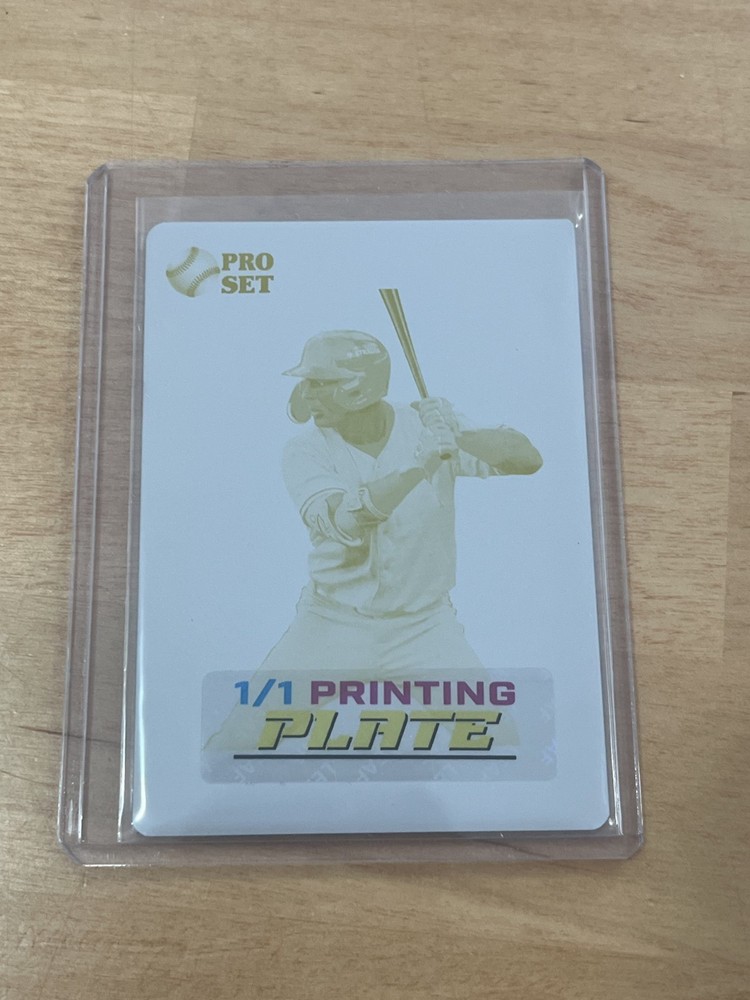 Andrew Fischer 2026 Leaf Pro Set Metal Baseball 1/1 Printing Plate