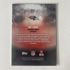 2025 Topps Finest – Ray Lewis Nightmare Fuel Case Hit SSP Ravens