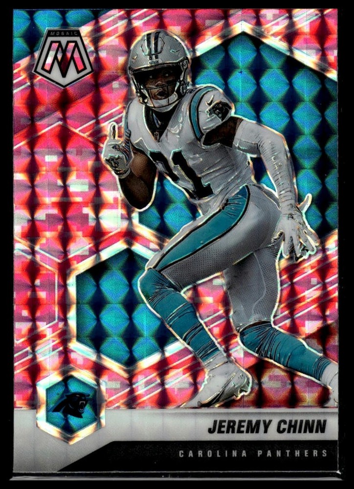 2021 Panini Mosaic #38 Jeremy Chinn Prizm Camo Pink Prizm