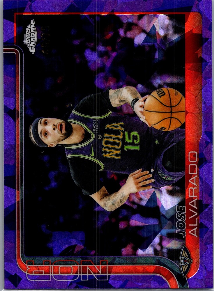 2025-26 Topps Chrome Sapphire Edition #144 Jose Alvarado Purple Sapphire #/75