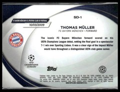 2023-24 Topps Chrome UEFA UCC Starball Debuts SD-1 Thomas Muller Bayern Munich