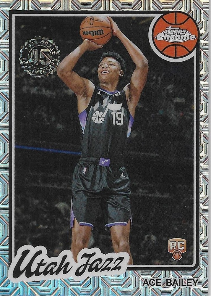 2025-26 Topps Chrome Basketball ACE BAILEY RC -UTAH JAZZ- #TC-AB