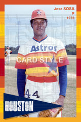 Jose Sosa – 1976 Houston Astros – choose a size – color print