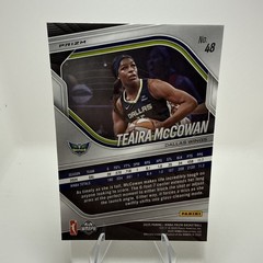 2025 Teaira McCowan, Dallas Wings Panini Prizm WNBA Card #48 Ice