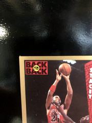 « RARE » 1992-93 FLEER BULLS BACK-2-BACK UNCUT SHEET (JORDAN, PIPPEN + 10) NMT!