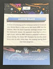 2026 Topps Chrome Cosmic WWE Aleister Black #182 Red Flare Refractor #’d 2/5