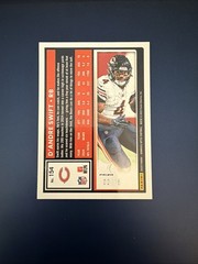 2024 Panini Donruss D&rsquo;Andre Swift #34 Blue Ice Prizm 2/15 – Chicago Bears