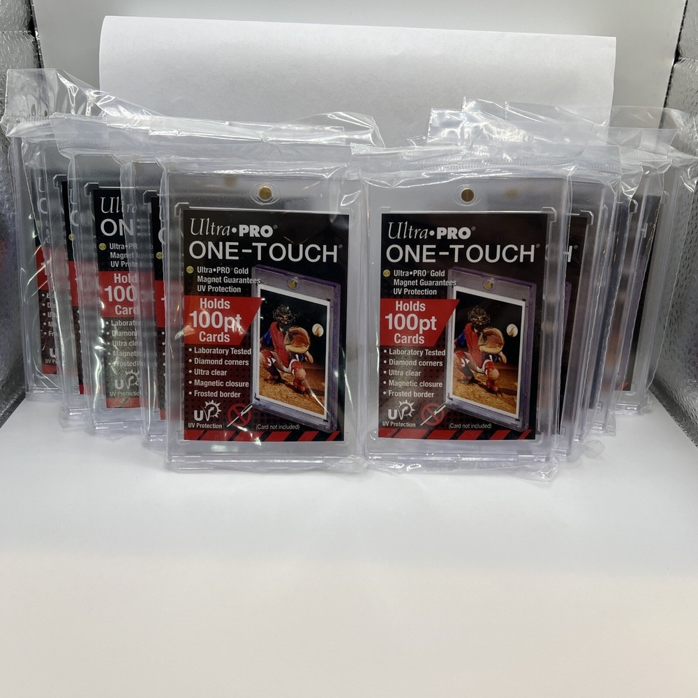 Ultra Pro One-Touch Thick Card 100pt Point Magnetic Card Holder – LOT of 10