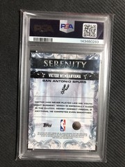 VICTOR WEMBANYAMA 2025 Topps Chrome SERENITY #SY-1 RC PSA 10
