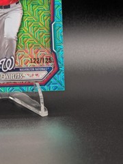 2026 Bowman Chrome Eli Willits Aqua Mojo Refractor #BCP-95 #/125 – Nationals