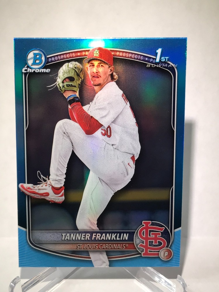 2026 Bowman Chrome Tanner Franklin 1st Sky Blue Refractor #BDC-90 KS