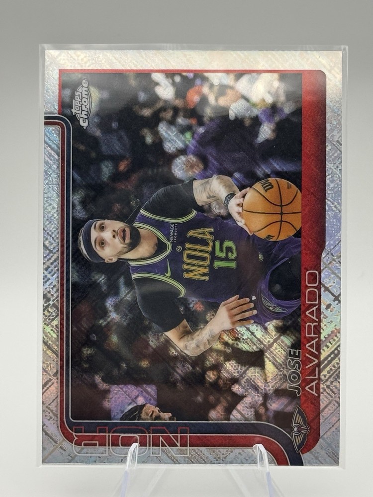2025-26 Topps Chrome Jose Alvarado # 144 Skylight Refractor
