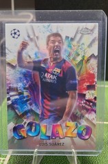 2024-25 Topps Chrome Uefa Club Competitions – Golazo Luis Suarez #GZ-22