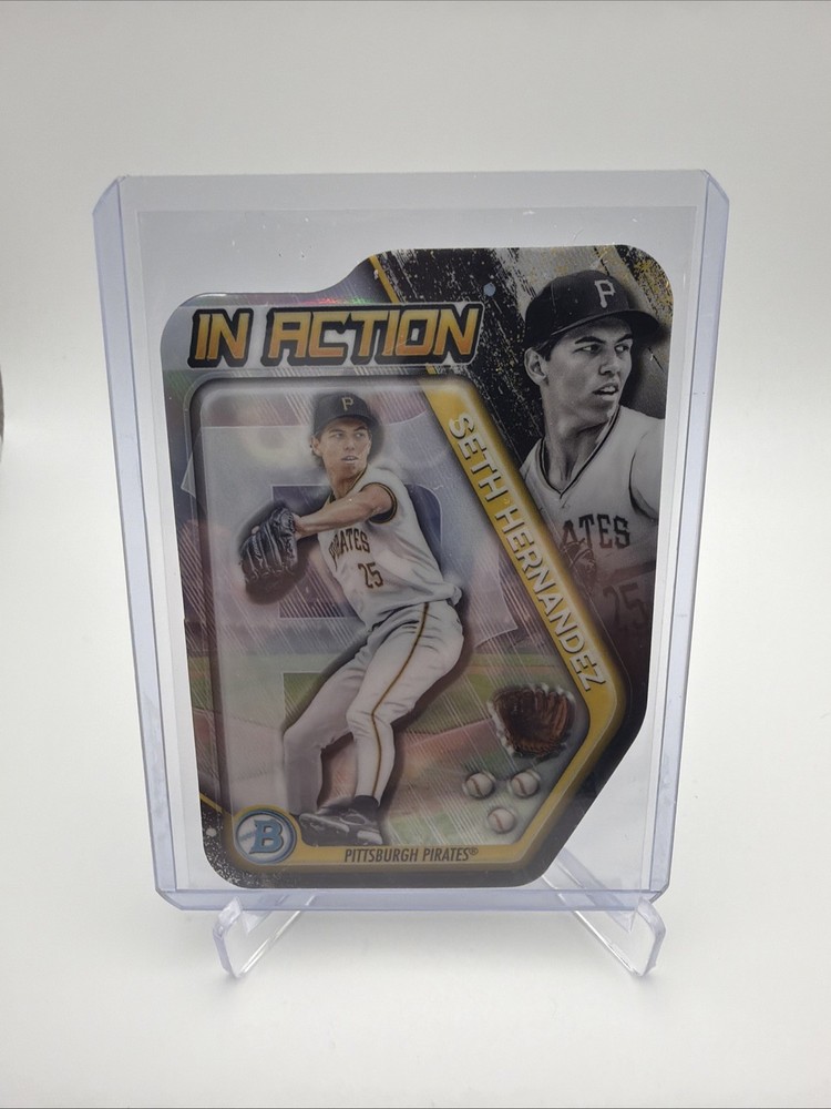 2025 Bowman Chrome In Action Seth Hernandez Insert Pirates BIA-21