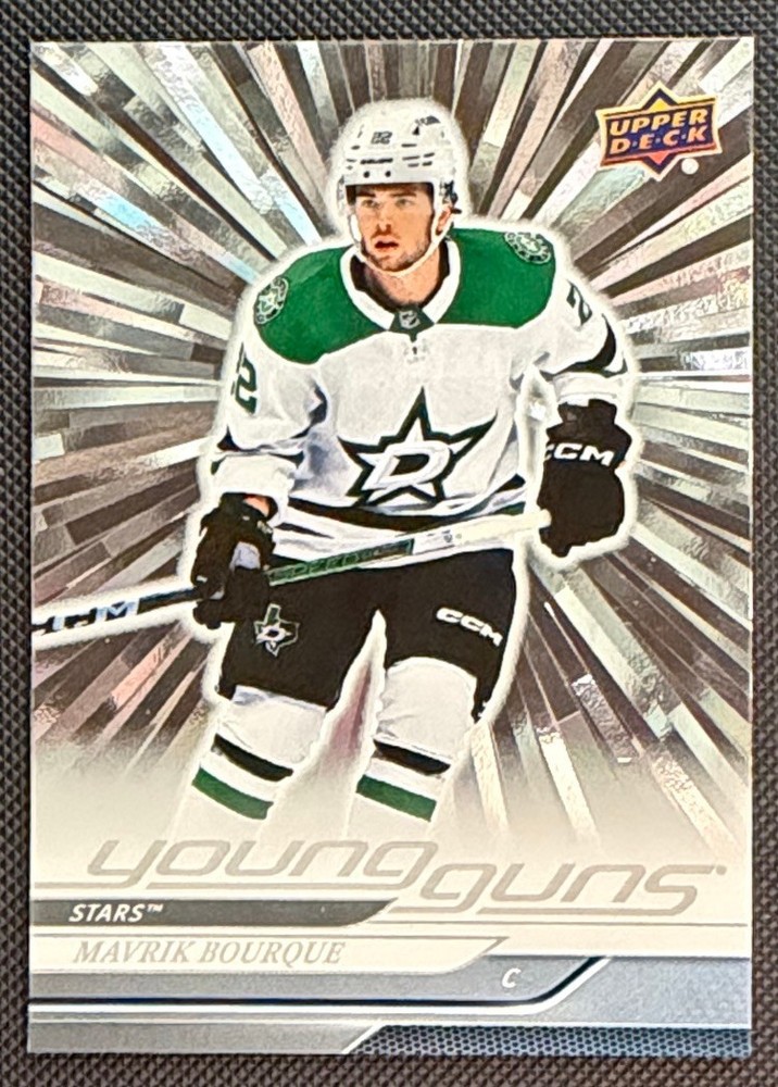 2024-25 Upper Deck Series 1 Young Guns Outburst #215 Mavrik Bourque