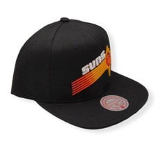 Mitchell & Ness Phoenix Suns Core Basic HWC Black Adjustable Snapback Hat Cap