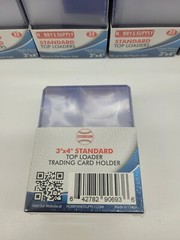 200 Top Loaders 3×4 inch Standard card Size 35 point Toploader +200 Soft Sleeves