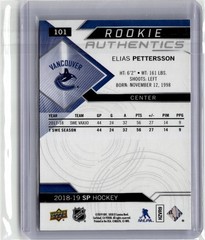 2018-19 SP #101 Elias Pettersson Blue