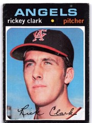 1971 Topps Rickey Clark California Angels #697