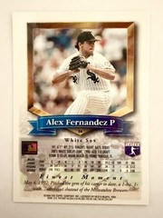 1994 Topps Finest #26 ALEX FERNANDEZ Refractor White Sox Holo SP