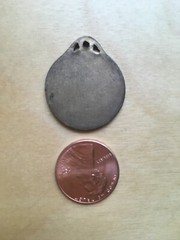 BRITISH RIFLE ASSOCIATION BADGE AND A RIFLE COMPETITION MEDAL