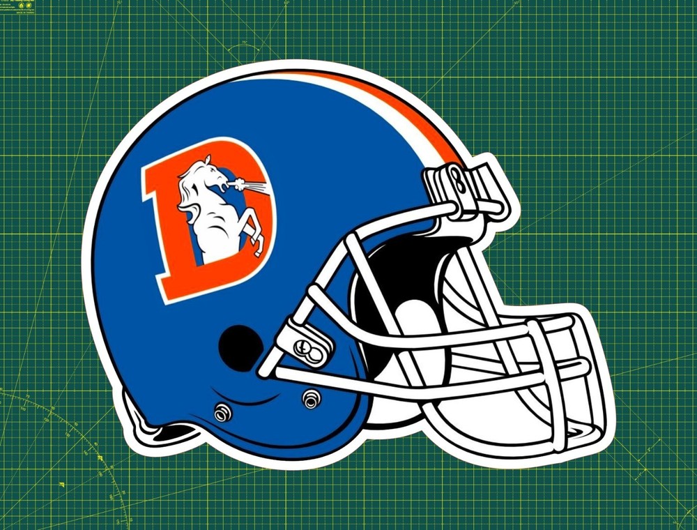 Denver Broncos Water Proof UV Safe Glossy Vinyl Decal / Sticker Multiple Sizes