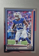2025 Panini Donruss – Greg Rousseau #113 Press Proof Silver /199