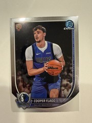 2025-26 Bowman Chrome Basketball Cooper Flagg RC Rookie Mavericks