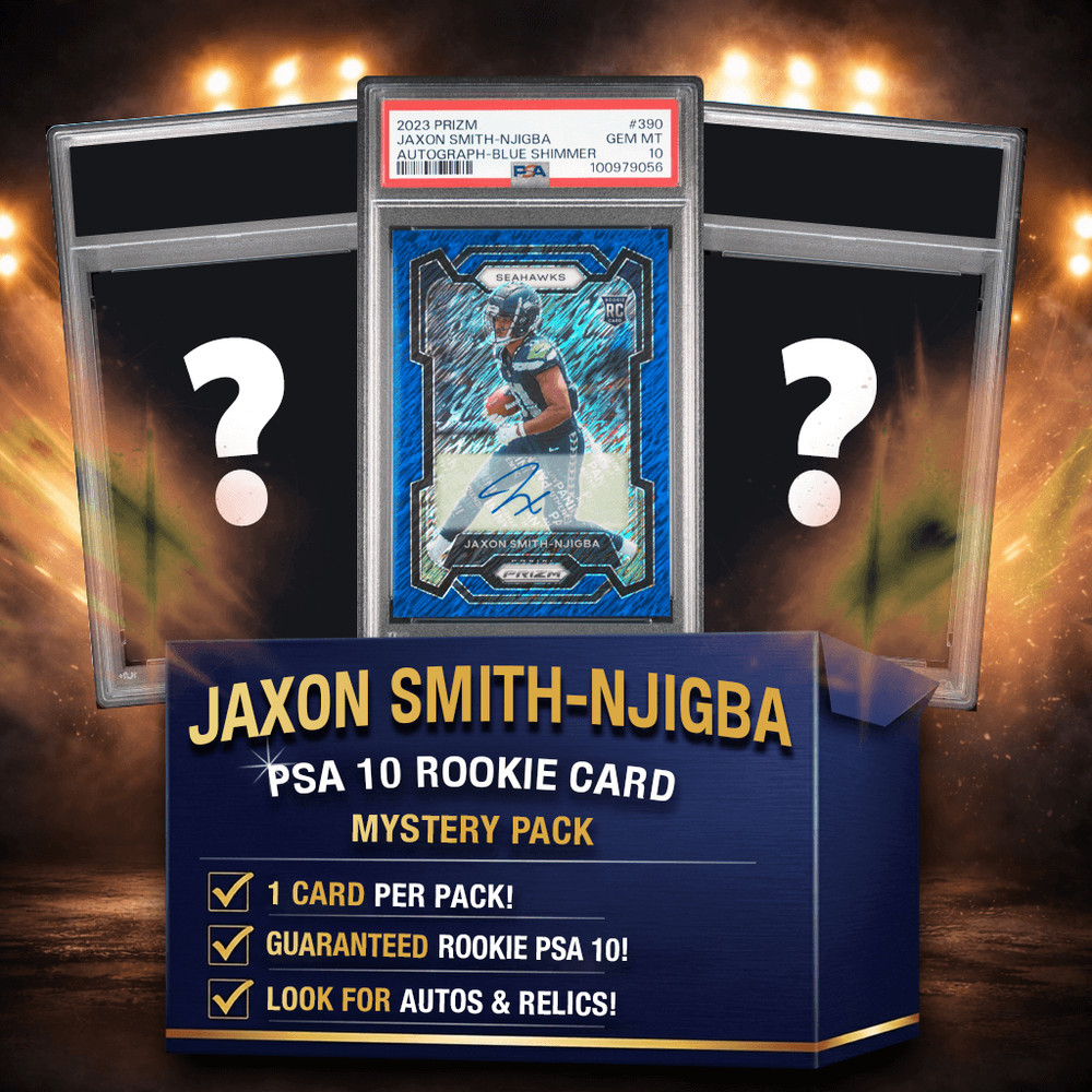 Jaxon Smith-Njigba PSA 10 Graded Rookie Football Card Mystery Box