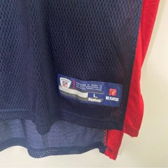 Reebok Onfield Navy and Red NFL New England Patriots Jersey Youth Large