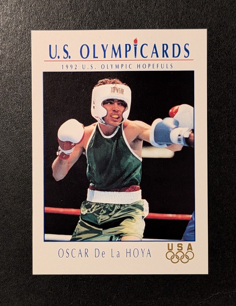 1992 Impel U.S. Olympicards – OSCAR DE LA HOYA #23 (RC) Rookie Card