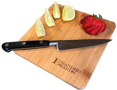 Branded Boards Small Mini All Natural Bamboo Cutting Board, Great for 1 Pack