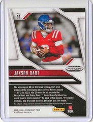 Jaxson Dart ROOKIE LOT x3 🔥 Topps Chrome + Donruss Retro Rated Rookie + Prizm