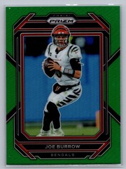 2022 Panini Prizm – Joe Burrow #56 Green Prizm