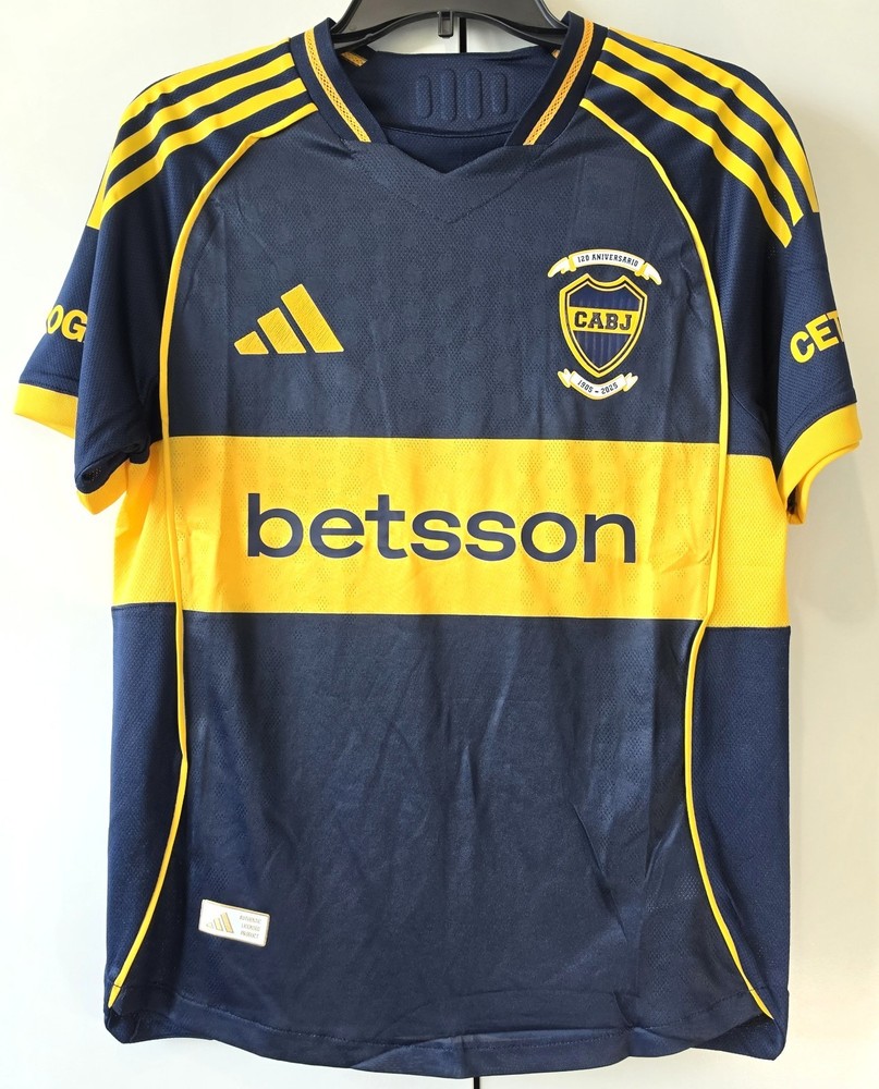 New Adidas Boca Juniors 2025 120th Anniversary Home Authentic Jersey Small NWT