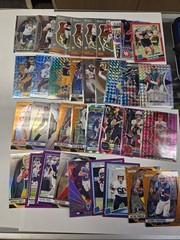 Lot Of 80 Football Cards- Rookies Inserts & Memorabilia- Condition Vary –