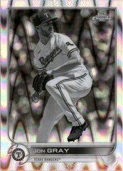 2022 Topps Chrome Sonic Black and White RayWave Refractors #23 Jon Gray – BB