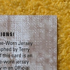 2000 UPPER DECK – TERRY BRADSHAW – GAME-WORN JERSEY GREATS AUTOGRAPH – AUTO /400