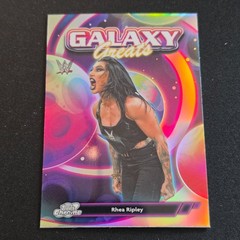 2026 WWE Topps Cosmic Chrome Rhea Ripley Galaxy Greats Insert #GG-23