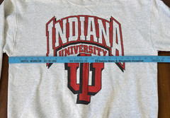 Indiana Hoosiers Fruit Of The Loom NCAA Sweatshirt Size XXL Vintage