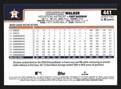 2025 Topps Christian Walker #441 Houston Astros