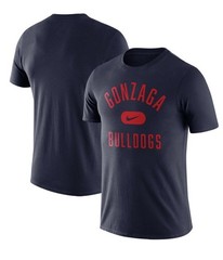NWT Men’s Nike Gonzaga Bulldogs Cotton Tee Navy SS Large Tshirt L