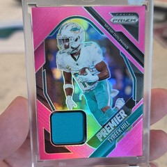 Panini 2025 Prizm Tyreek Hill Premier Jerseys Pink Prizm Memo #PJY-THL