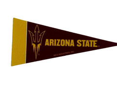 Arizona State Sun Devils Mini Pennant 4”x9&Prime; NCAA Wall Flag Big 12 Basketball New