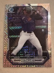 Topps 2026 Bowman Chrome Wilder Dalis 3-Card Lot BCP-150 Laser BCP-150 Mojo 150