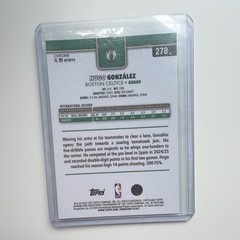 Topps 2025 Topps Chrome NBA Hugo González Blue X-Fractor #278