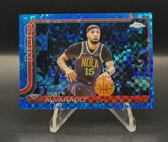 2025 Topps Chrome Basketball Jose Alvarado Blue X-Fractor #144