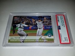 2018 Topps Now #187 James Paxton No Hitter Card PSA 9 Mint Print Run 887