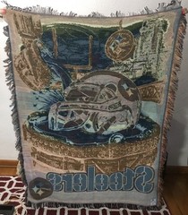 NFL Pittsburgh Steelers Molten Steel Woven Tapestry Throw Blanket Northwest Co.