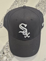 Black Chicago White Sox New Era Hat with adjustable strap Made in USA No tags